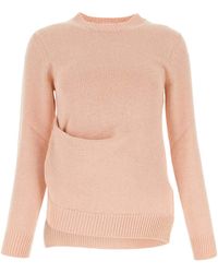 Jil Sander - Light Cotton Blend Sweater - Lyst