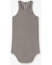 Rick Owens Ripped Tank Top in White | Lyst