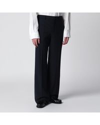Séfr - Pinstriped Wool-Blend Trousers - Lyst