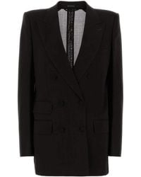 Tom Ford - Light Virgin Wool Double Breasted Jacket - Lyst