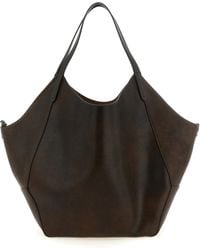 Brunello Cucinelli - Reversible Lizard Effect Leather Duo Shopping Bag - Lyst