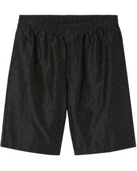 Gucci - Gg Faille Cotton-Silk Bermuda Shorts - Lyst
