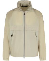 Moncler - 'Negara' Cream Nylon Jacket - Lyst