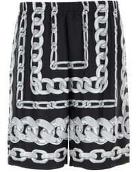Versace - Silk Shorts - Lyst