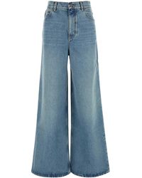 Chloé - Denim Wide-Leg Jeans - Lyst