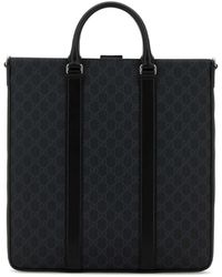 Gucci - Gg Suprime Fabric Gg Shopping Bag - Lyst