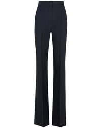 Max Mara - Delfino' Virgin Wool Blend Pants - Lyst