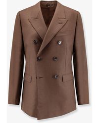 Loro Piana - Tasmanian Virgin Wool Double-Breasted Blazer - Lyst