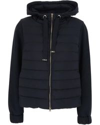 Herno - Down Jacket With Drawstring Hood And Quilted Design - Lyst