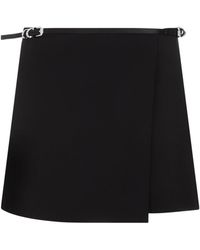 Givenchy - Mini Wrap Voyou Skirt - Lyst