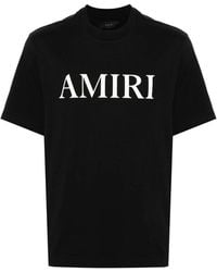 Amiri - Brand-Embellished Crewneck Cotton-Jersey T-Shirt - Lyst