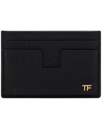 Tom Ford - Classic Small Grain Leather Card Holder - Lyst