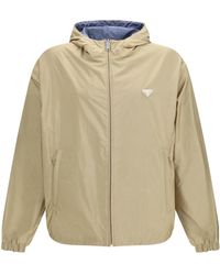 Prada - Down Jacket Re-Nylon Reversible - Lyst