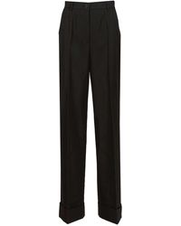Dolce & Gabbana - Wool Gabardine Trousers - Lyst
