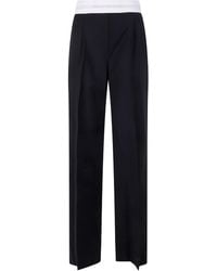 Alexander Wang - High Waisted Pleated Pant With Logo Elastic - Lyst