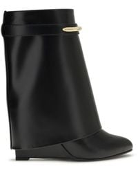 Givenchy - Leather Shark Ankle Boots - Lyst
