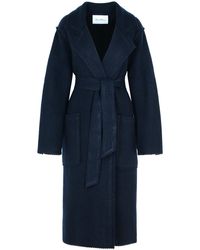 Max Mara - Jene' Dark Cashmere Blend Coat - Lyst