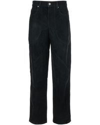 Isabel Marant - 'Kelvina' Jeans With Logo Patch On The Rear And Tapered Leg - Lyst