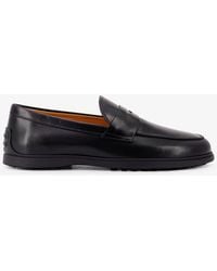 Tod's - Leather Loafers - Lyst