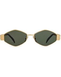Celine - Triomphe Metal 02 Sunglasses - Lyst