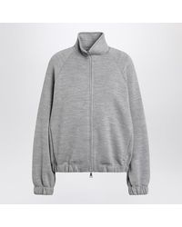 Max Mara - Blend Zip-Up Sweatshirt - Lyst