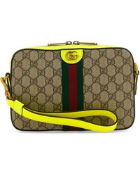 Gucci - Gg Supreme Fabric Ophidia Clutch - Lyst
