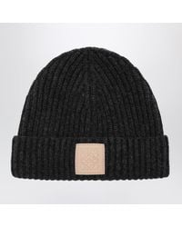 Loewe - Ribbed Cashmere Beanie - Lyst