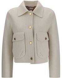 Thom Browne - Wool And Cashmere Bell-Sleeve Jacket - Lyst