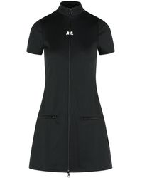 Courreges - 'Interlock' Polyester Dress - Lyst