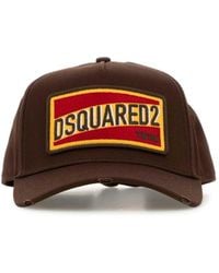 DSquared² - Dsquared Cotton Baseball Cap - Lyst