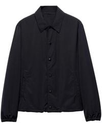 Prada - Wool Caban Coat - Lyst