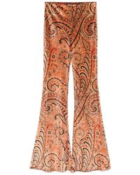 Etro - Paisley Print Pants - Lyst