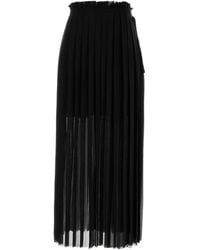 Ami Paris - Ami Polyester Skirt - Lyst