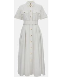 Fay - Chemisier Short Sleevs Dress - Lyst