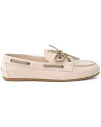 Miu Miu - Deck Canvas Loafers - Lyst