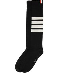 Thom Browne - "4-Bar" Cotton Long Sock - Lyst