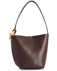 JW Anderson - 'Corner' Small Leather Bucket Bag - Lyst