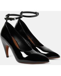Alaïa - Shark Patent Leather Pumps - Lyst