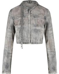 DIESEL - 'Saphix' Cotton Blend Jacket - Lyst