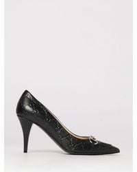 Gucci - Erin Leather Pumps With Gg Monogram - Lyst
