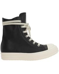 Rick Owens - Lace-Up High-Top Sneakers - Lyst
