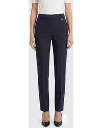 Max Mara - Stretch Virgin Wool Classic Trousers - Lyst