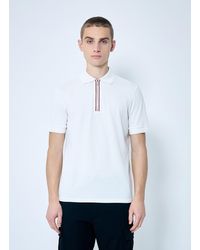 Moncler - Half-Zip Polo Shirt - Lyst