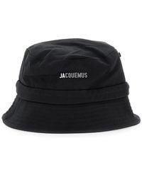 Jacquemus - 'Le Bob Gadjo' Bucket Hat With Logo Lettering On The Front And Self-Tie Closure On The Rear - Lyst