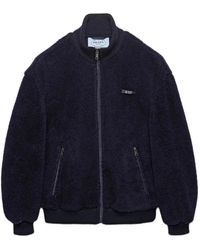 Prada - Zip-Up Fleece Jacket - Lyst