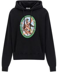 Off-White c/o Virgil Abloh Water Delay Hoodie in Black for Men | Lyst