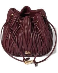 Miu Miu - Matelassã Nappa Leather Pouch - Lyst