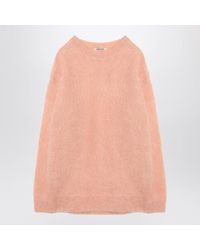 AURALEE - Mohair And Wool Jumper - Lyst