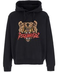 DSquared² - Casual Cool Fit Hoodie - Lyst