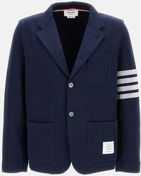 Thom Browne - Double Face Knit -Bar Sack Jacket - Lyst
